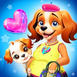 أيقونة Newborn puppy babyshower